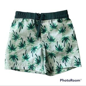 OLD Navy Baby Boys Palm Tree Swimming Trunks Size 6-12 Months